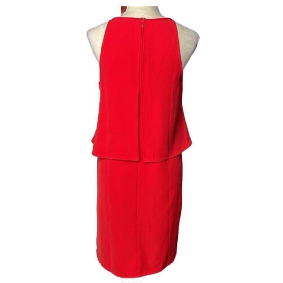 Y.A.S. ASOS Bright Red Yassandia Layered Sleeveless Dress (Size: Small) - Picture 4 of 14